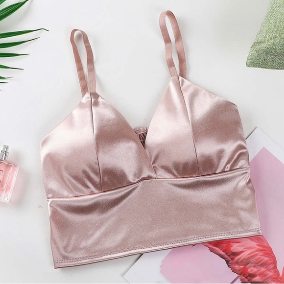 Tops - Satin Bralettes